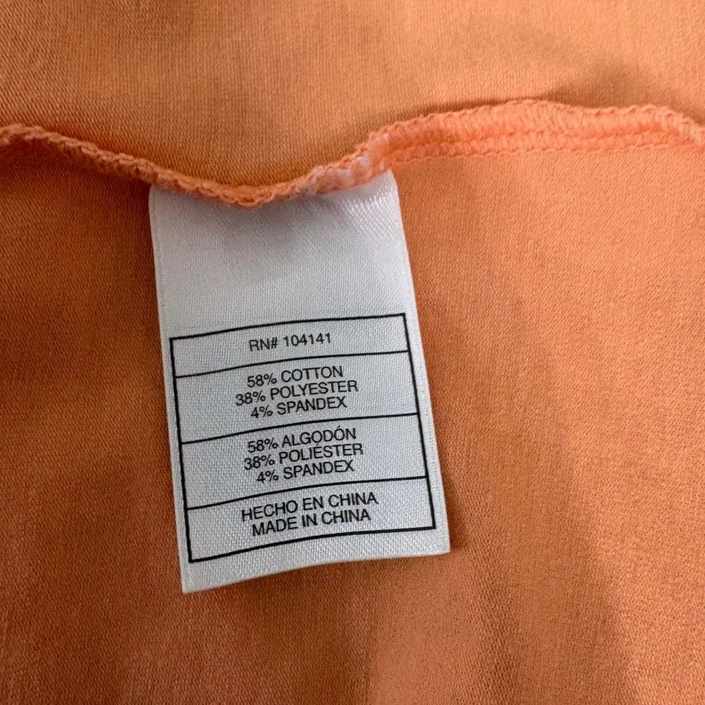 Nike ACG Shirt Womens Size‎ XL Orange Floral Half Sleeve Active FitDry Outdoor